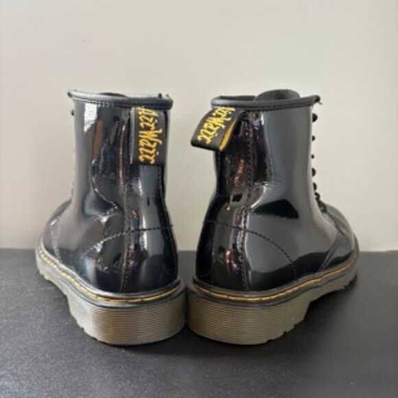Dr Martens Junior 1460 Patent Leather Boots Size 4 - Picture 4 of 10